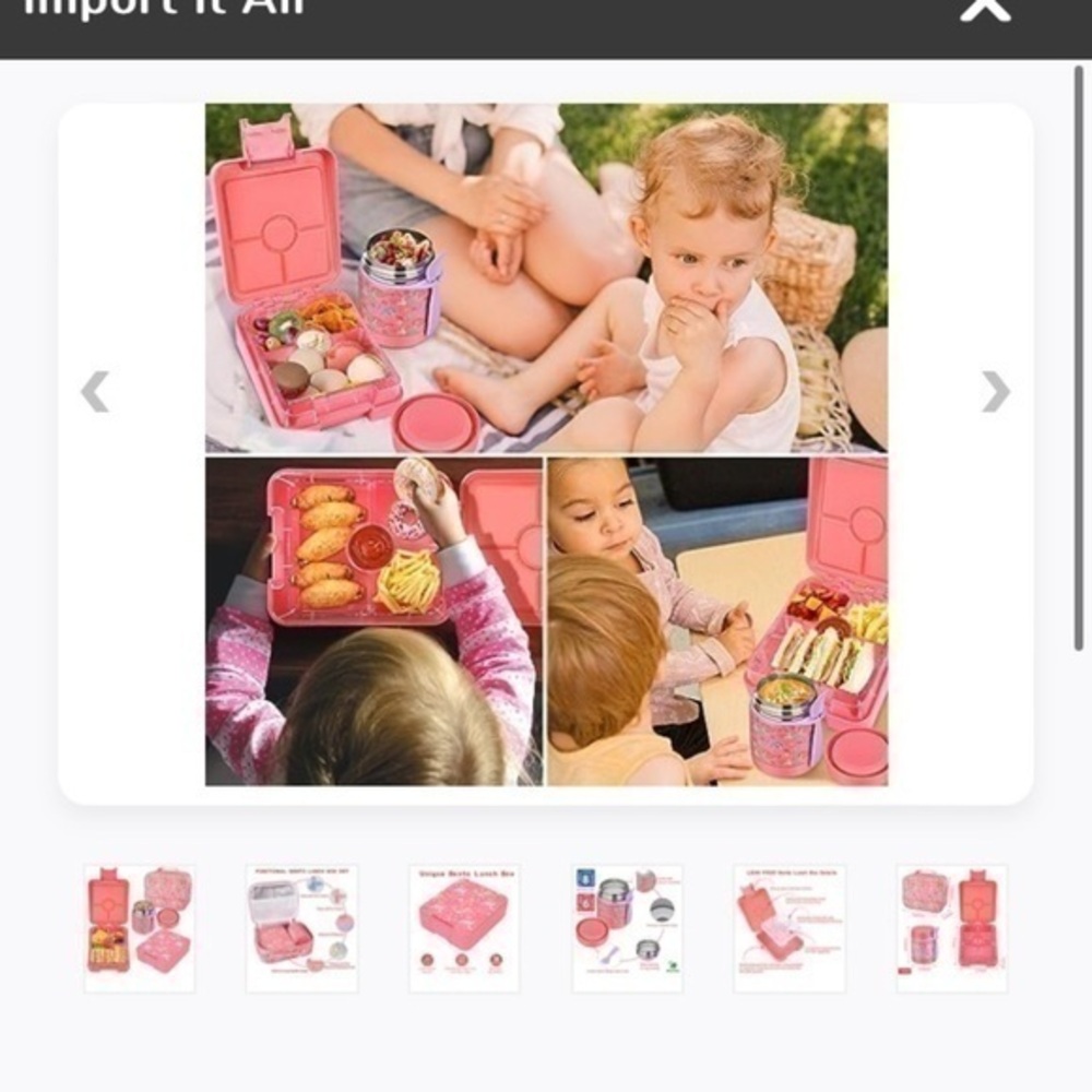 Bento Lunch Box Set for Kids believe in unicorns  weekend magical lunch set